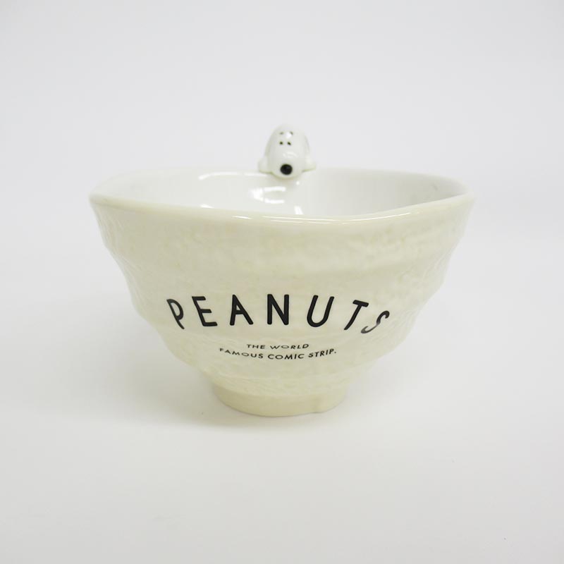 PEANUTS　SNOOPY スヌーピー フィギュア付き 茶碗/SPTX-006